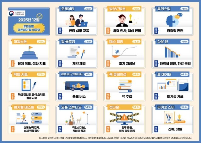 문체부, 외래 용어 