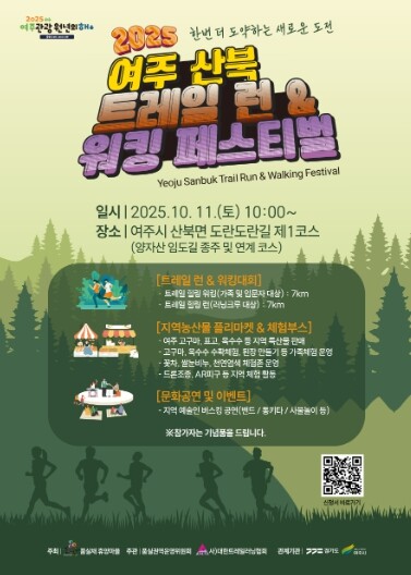 여주시, 2025년 여주 산북 트레일...